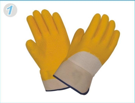 OEM Industrial Protective Gloves With Soft Jersey Liner For Construction