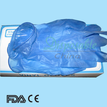 12 ίντσα μακριά μανικιών μίας χρήσης PVC γαντιών ιατρικά βινυλίου γάντια εξέτασης γαντιών βινυλίου