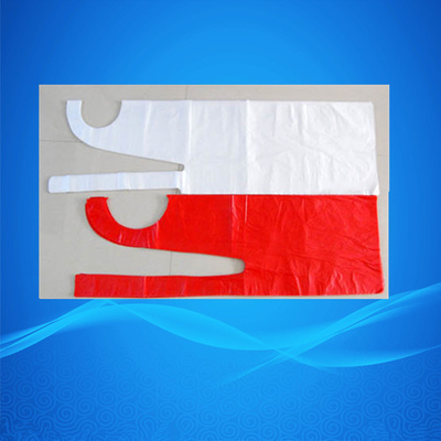 Πλαστική ποδιά πολυαιθυλενίου Apron/PE ποδιών ποδιών μίας χρήσης